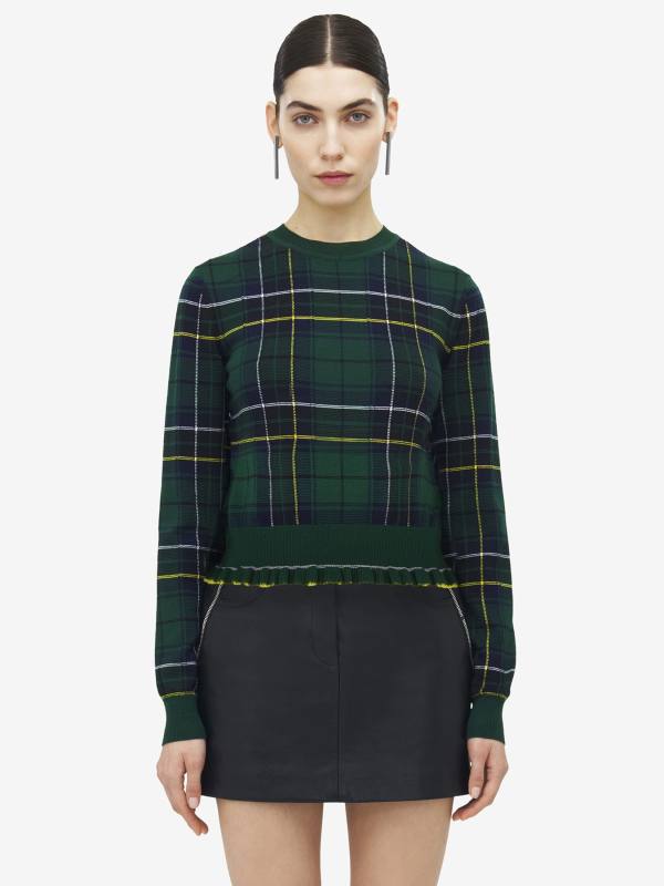 ALEXANDER MCQUEEN - Wool Tartan Jumper - Item 839787Q1BEL3072